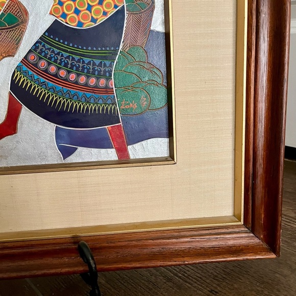 Framed Art with Red and Green Accents - Picture 5 of 12